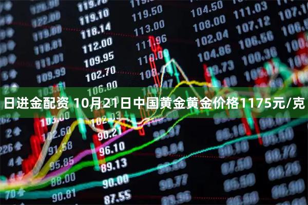 日进金配资 10月21日中国黄金黄金价格1175元/克
