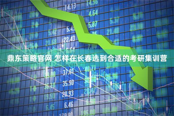 鼎东策略官网 怎样在长春选到合适的考研集训营